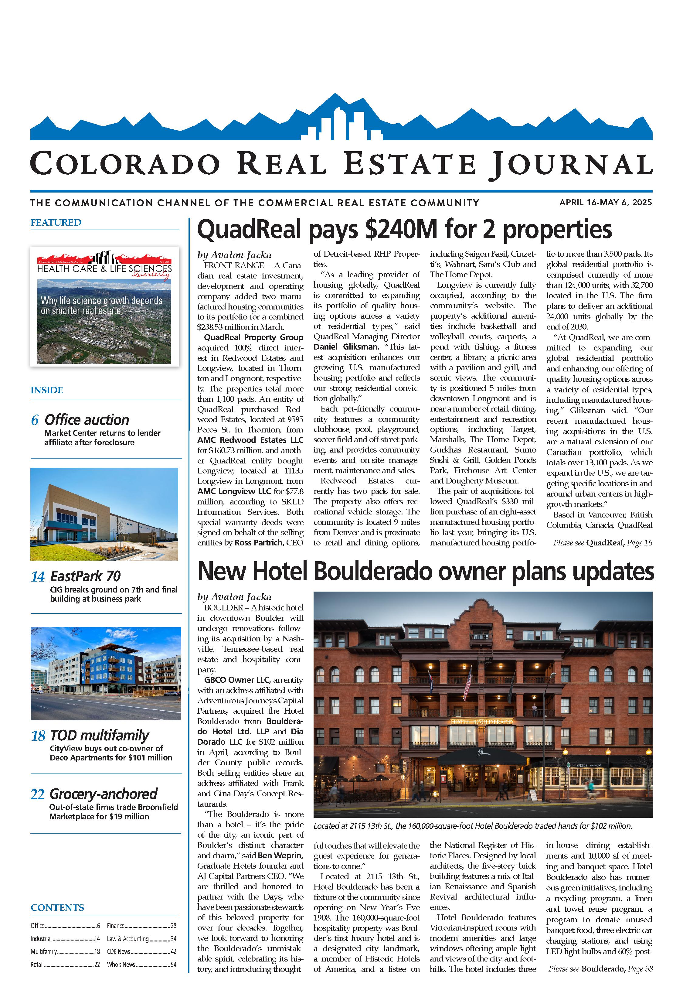 CREJ Current Issue
