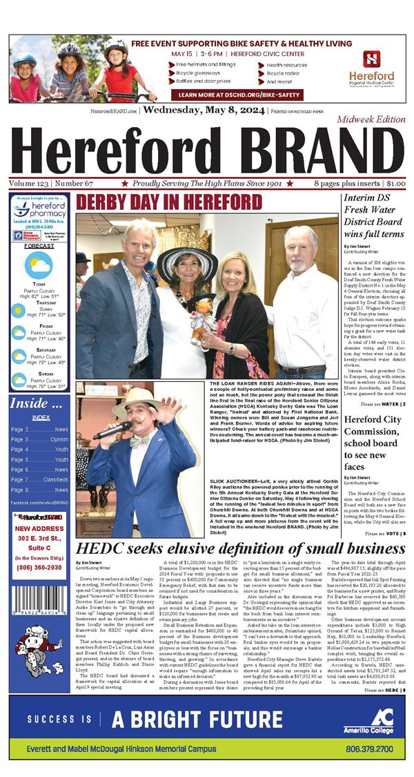 Read or Subscribe to the Hereford Brand