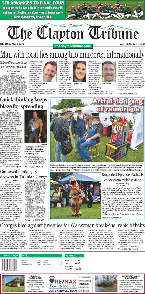 The Clayton Tribune, Rabun County, GA e-Edition