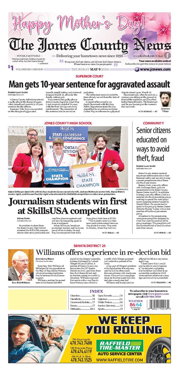 The Jones County News e-Edition