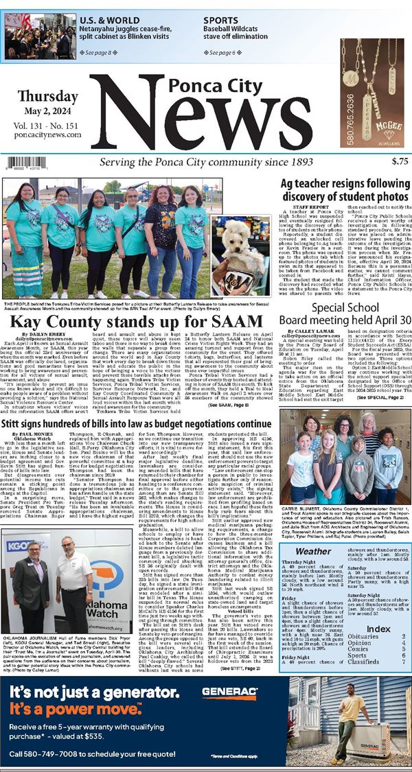 Stay Updated With Ponca City News  