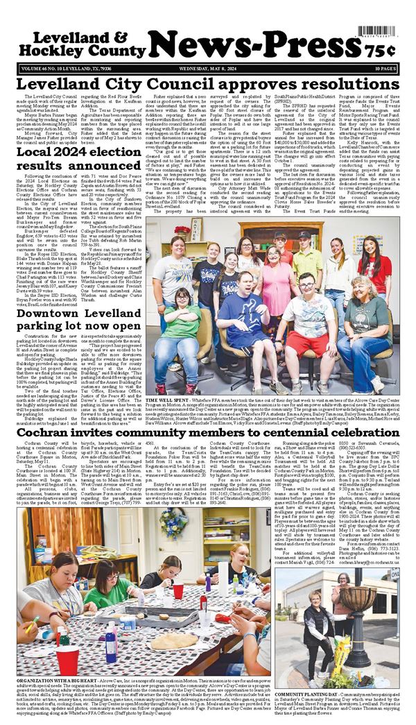 Levelland & Hockley County News Press e-Edition