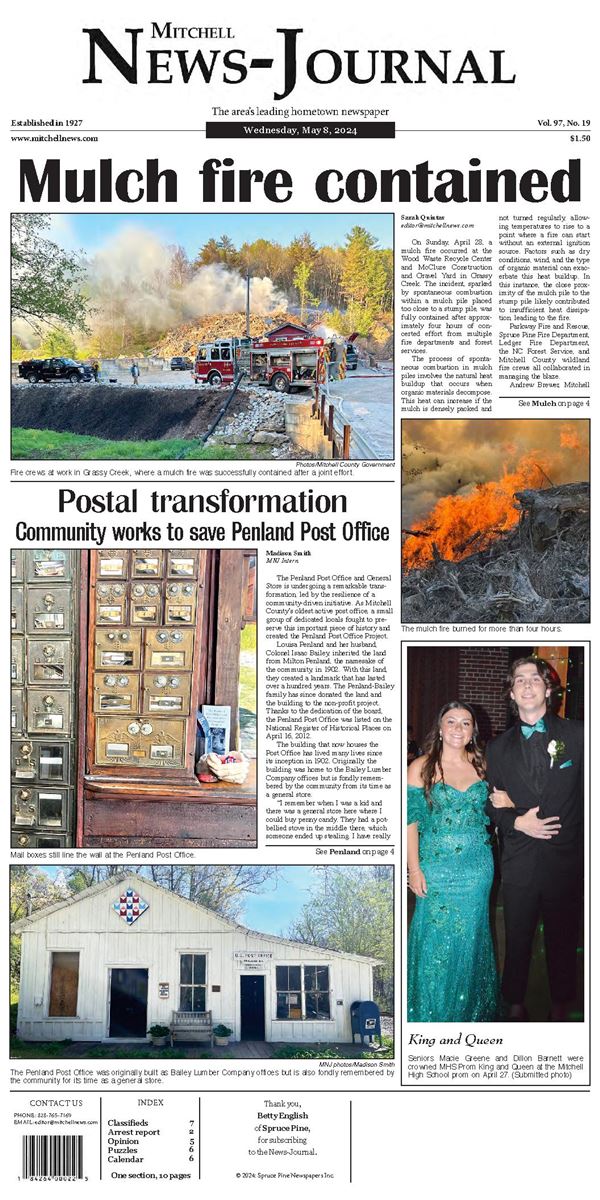 The Mitchell News, Spruce Pine, North Carolina e-Edition