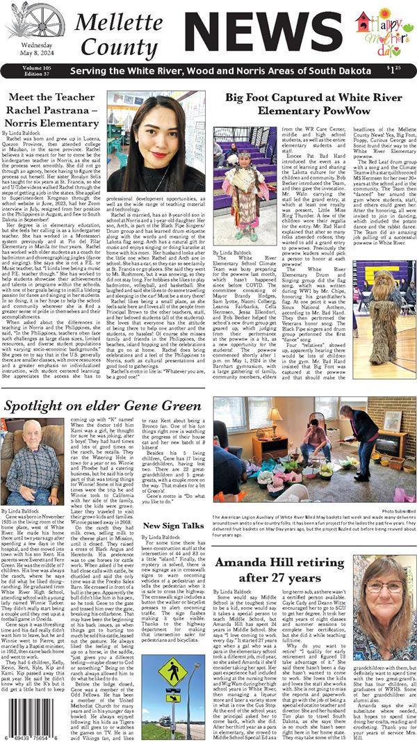 Mellette County News e-Edition